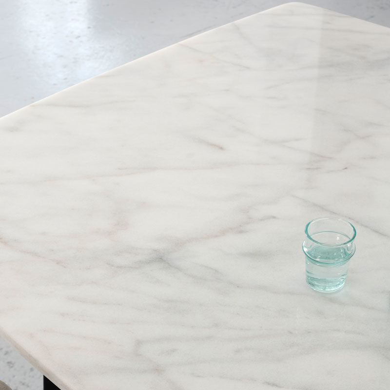 Table marbre blanc Sofia Kasbah Design