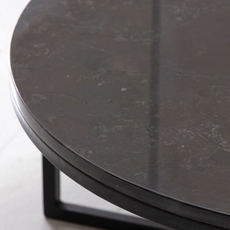 Table basse marbre noir Eden Kasbah Design
