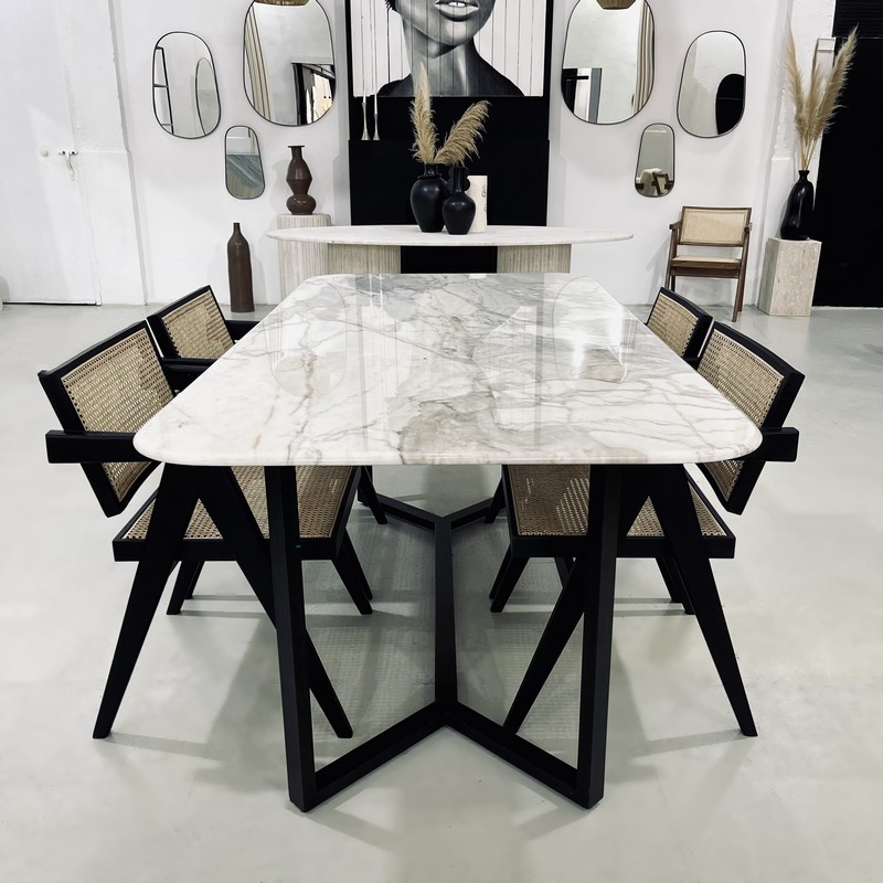 Table marbre Kasbah Design Marrakech