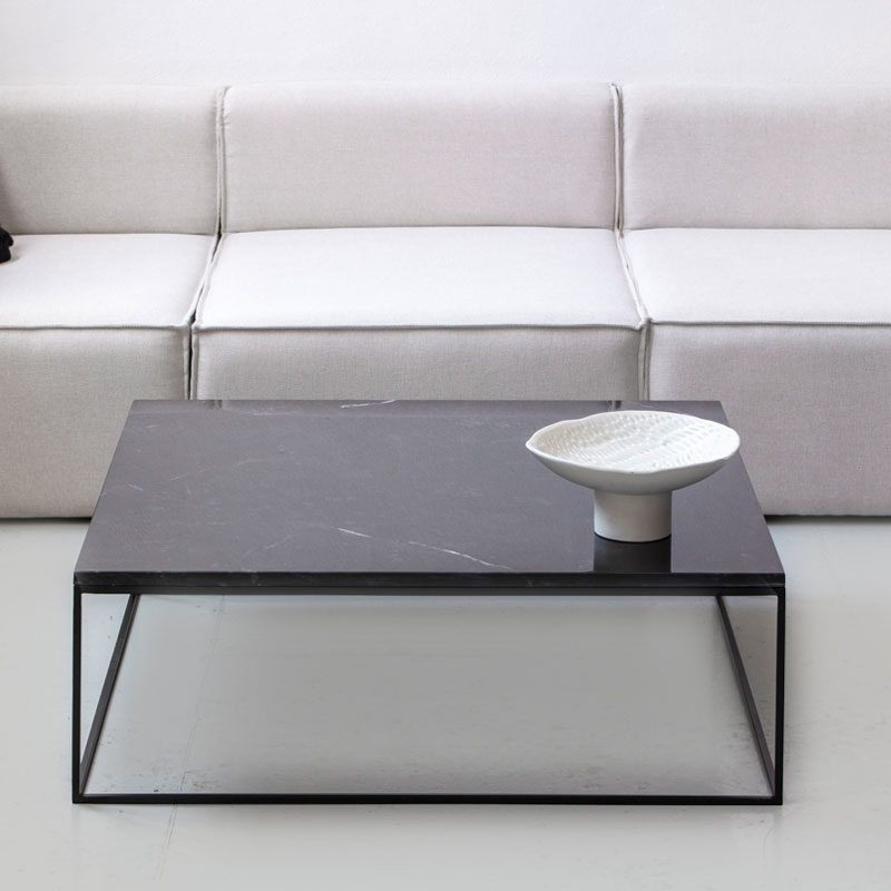 Table basse marbre noir Kasbah Designla