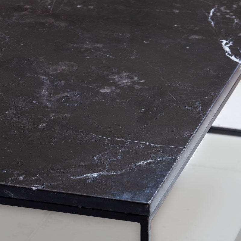 Table basse marbre noir Kasbah Designla