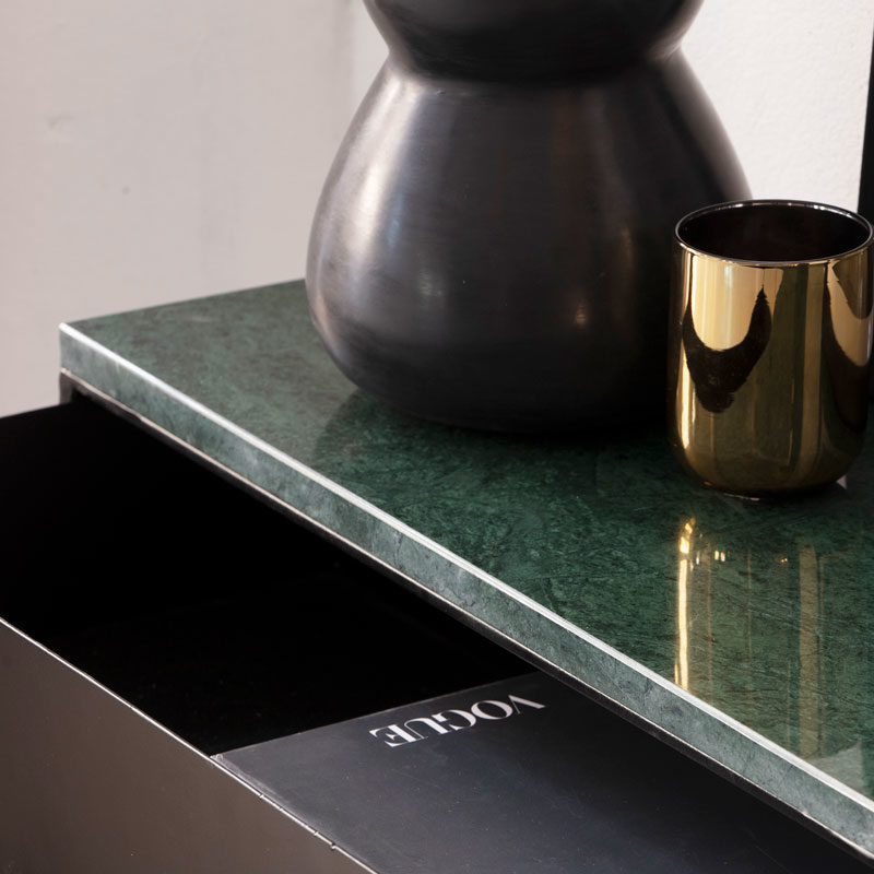Console en marbre vert Prestigia kasbah Design