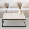 table basse travertin Alma kasbah design