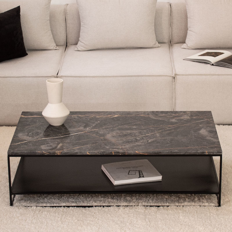 Tables basses marbre noir City Kasbah Design