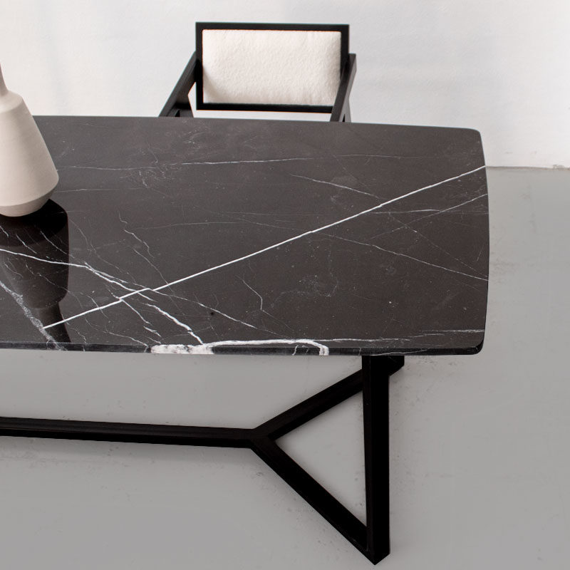 Table marbre noir Kasbah Design