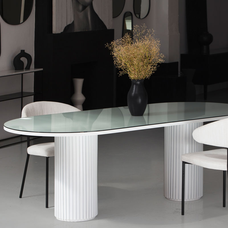 Tables de repas Ceres Blanc Kasbah Design