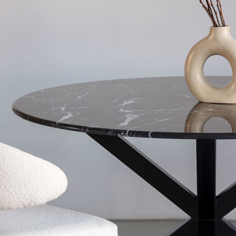 Table de repas en marbre Mika Kasbah Design Sidi-Ghanem Marrakech