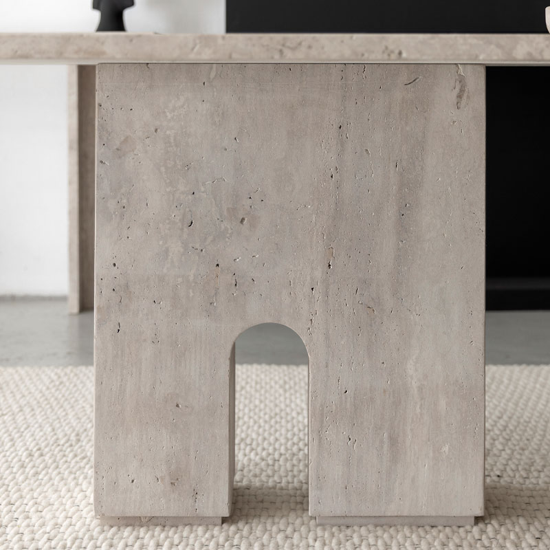 Table en travertin Nova Kasbah Design