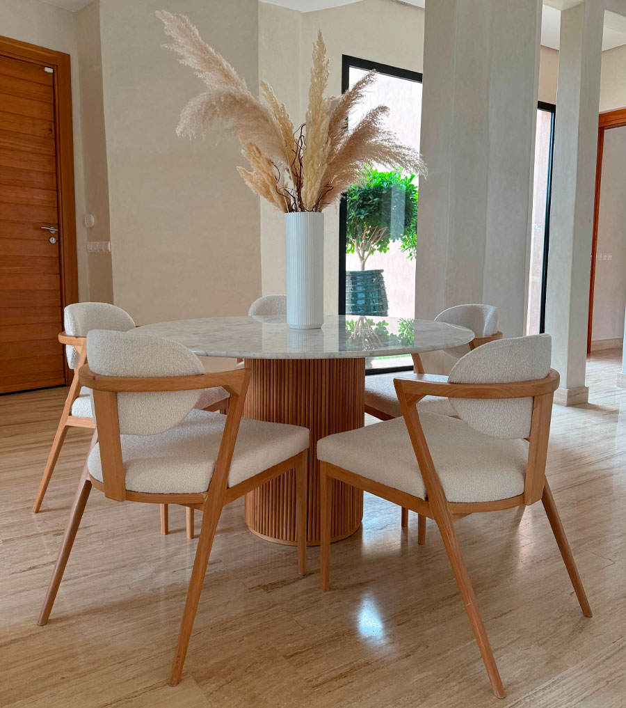 Table de repas Walie<br />
Chez vous
