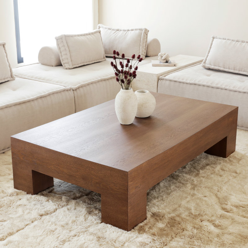 Table basse Imara en chêne - Kasbah Design Table basse Imara en chêne - Kasbah Design